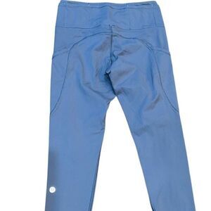 Lululemon Grey Cropped Capri Reflective Leggings Size 6